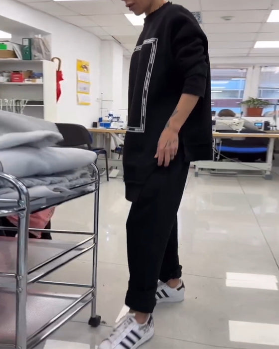 Costume Décontracté à La Mode Ample Et Confortable