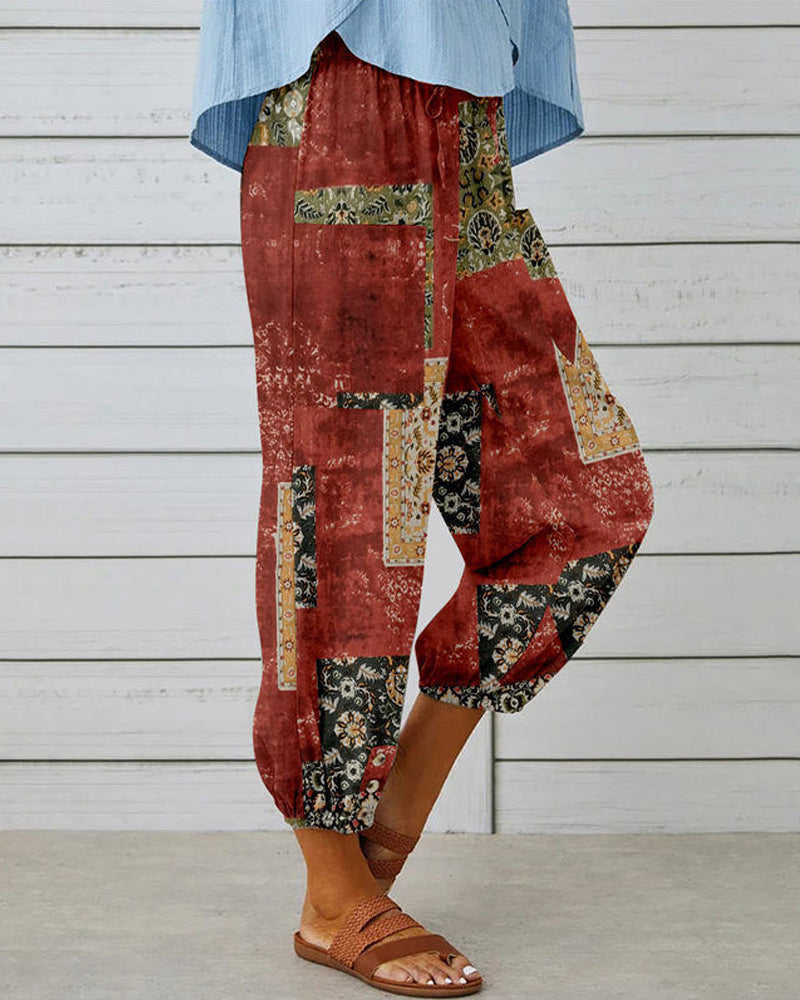 Pantalon au style vintage intemporel