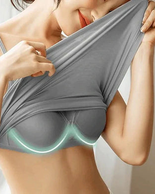 Débardeur à fines bretelles avec soutien-gorge intégré