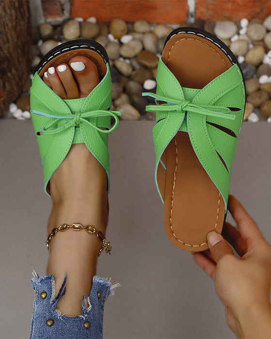 Pantoufles compensées à bouche de poisson