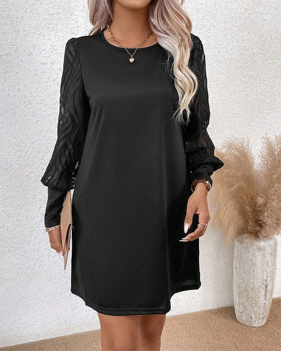 Robe au style élégant et manches raglan