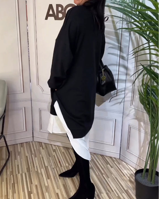 Robe patchwork ronde