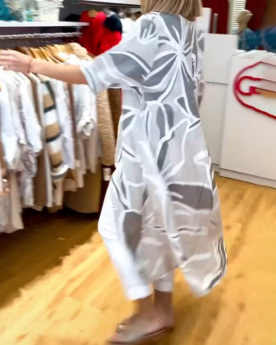 Haut à coupe ample et irrégulière